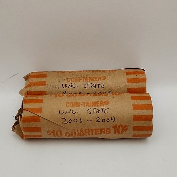 2 Rolls 2001-2008 State Quarters Uncirculated - Picture 1 of 6